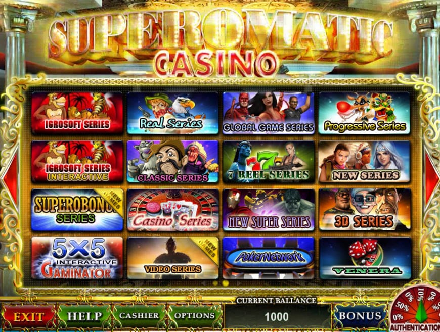 superomatic online casino