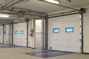 Автоматические промышленные секционные ворота